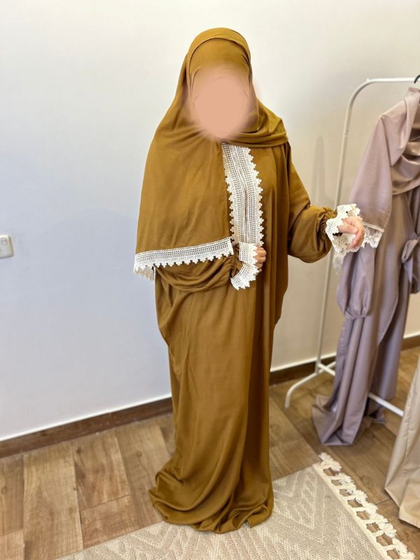 Collection Coton Marron moutarde